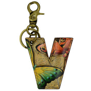 Anuschka Style K000V, handpainted Painted Leather Bag Charm. Earth Song painting