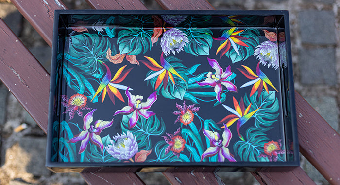 Printed Wooden Tray Collection