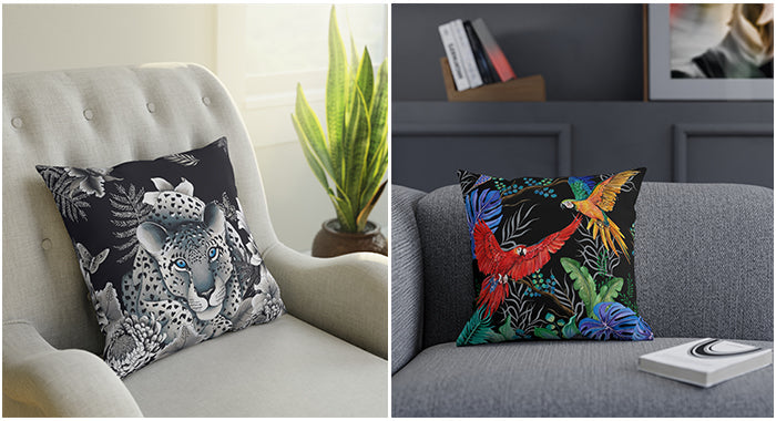 Custom Printed Throw Pillows Collection