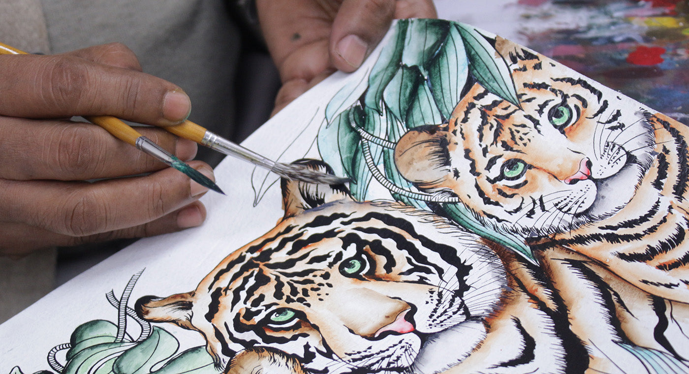 Tiger Family Kimono Collection