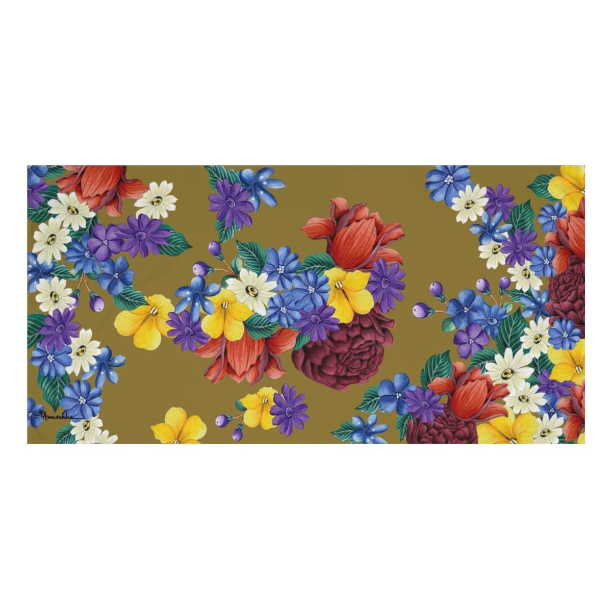 Dreamy Floral Beach Towel