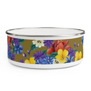 Dreamy Floral Enamel Bowl