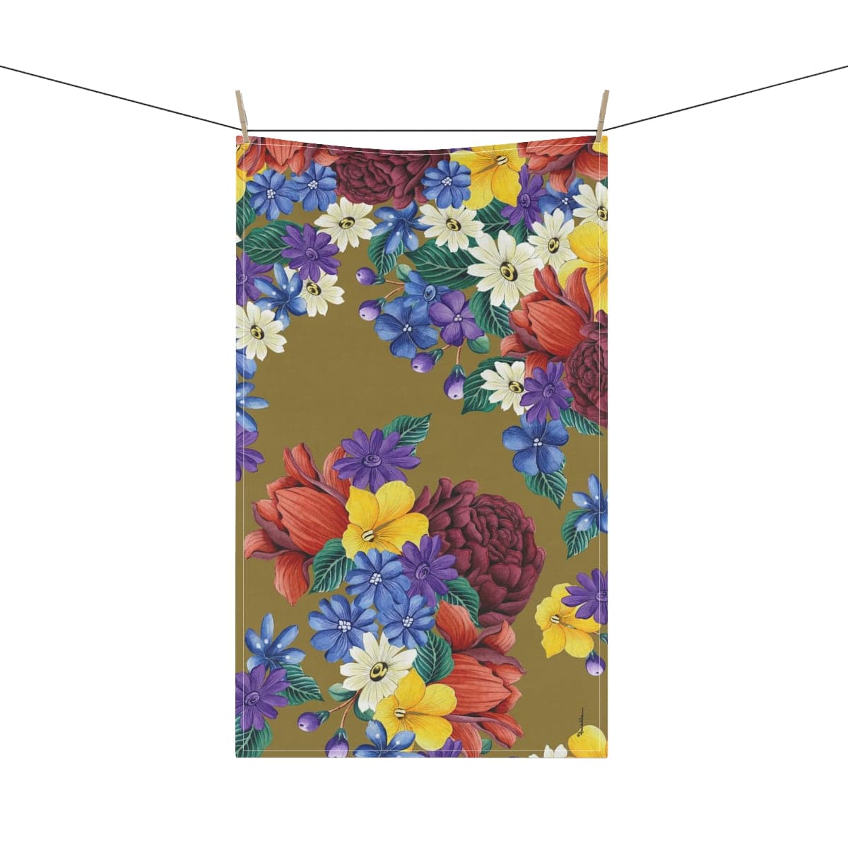 Dreamy Floral Kitchen Towel