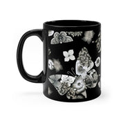 Butterfly Mosaic Black Coffee Mug (11 oz.)