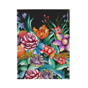 Vintage Bouquet Velveteen Plush Blanket
