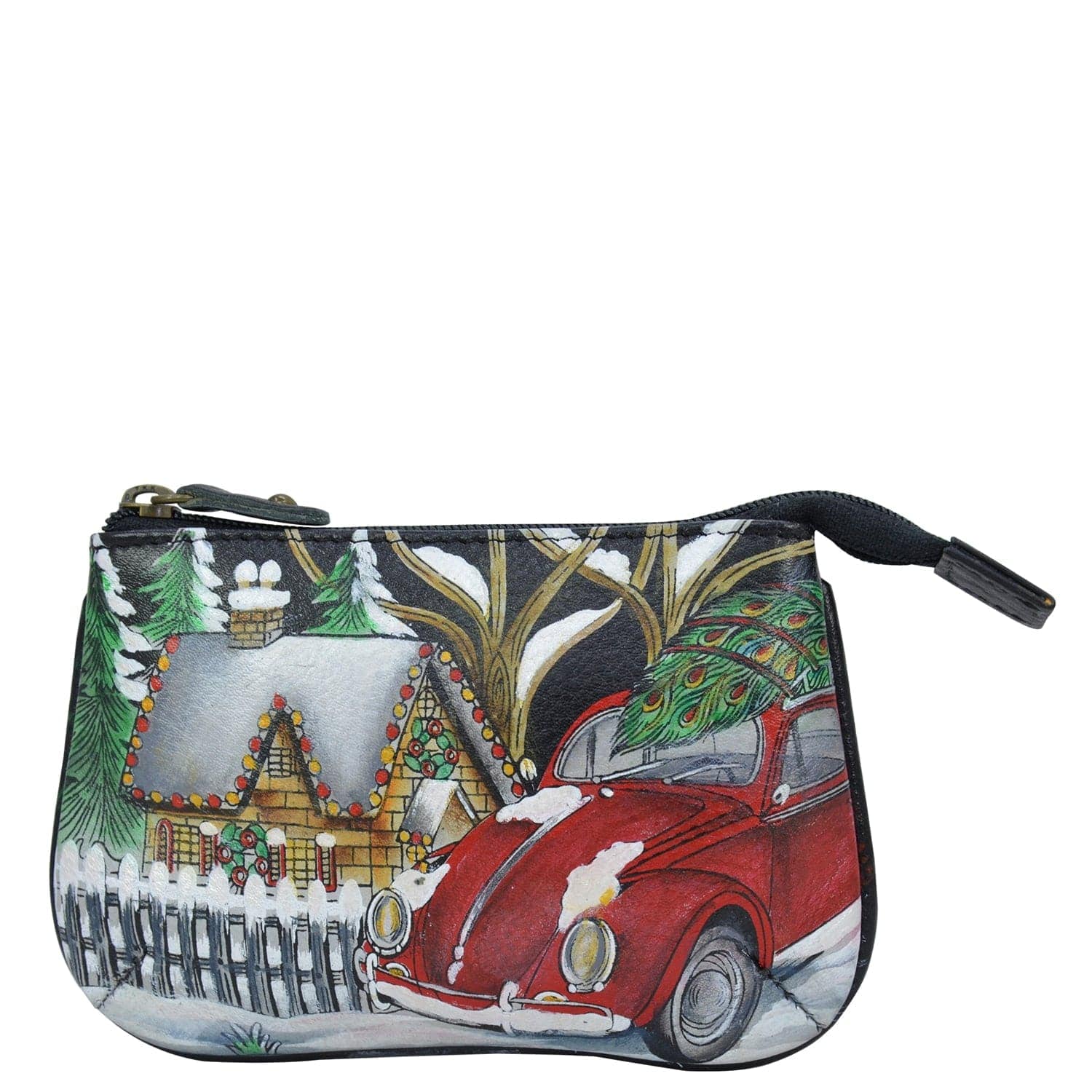 Hippie Holiday Medium Zip Pouch - 1107