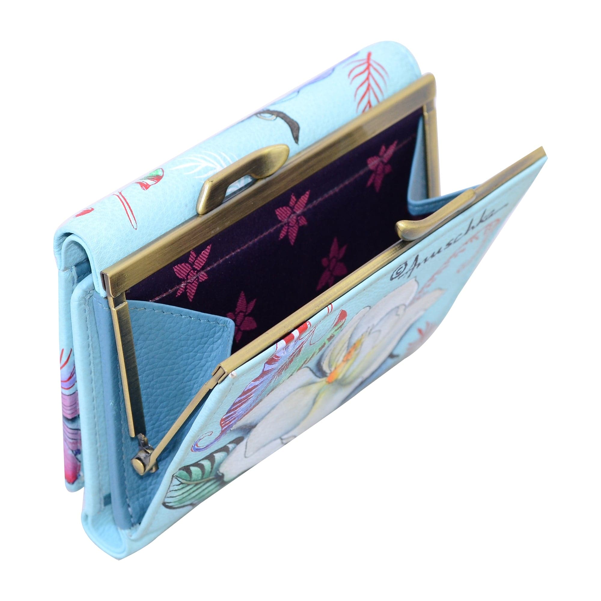 RFID Blocking Small Flap French Wallet - 1138 - Anuschka