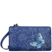 Garden of Delights Organizer Wallet Crossbody - 1149