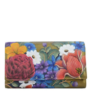 Dreamy Floral Checkbook Clutch with RFID - 1153