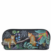 Jungle Queen Medium Zip-Around Eyeglass/Cosmetic Pouch - 1163