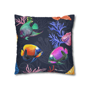 Mystical Reef Polyester Square Pillow Case