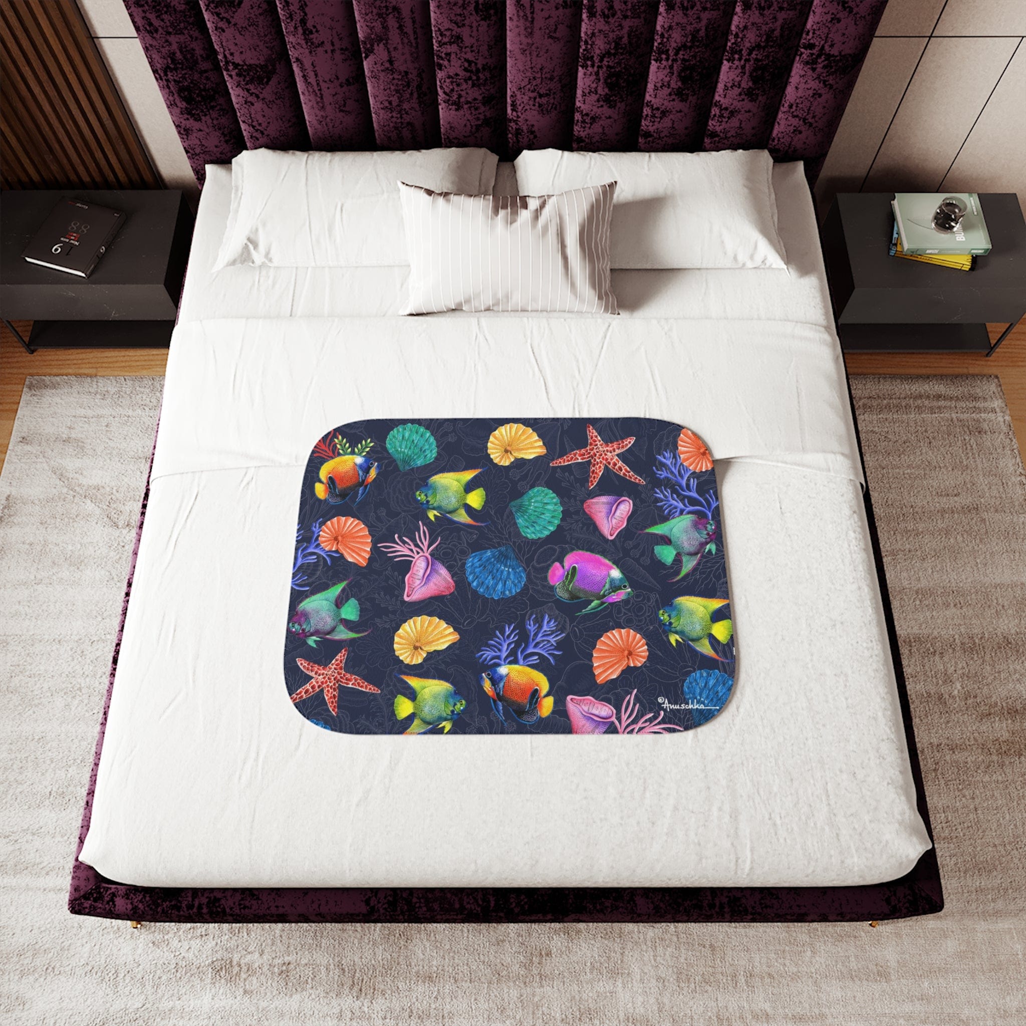 Mystical Reef Sherpa Blanket