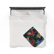Rainforest Beauties Velveteen Plush Blanket