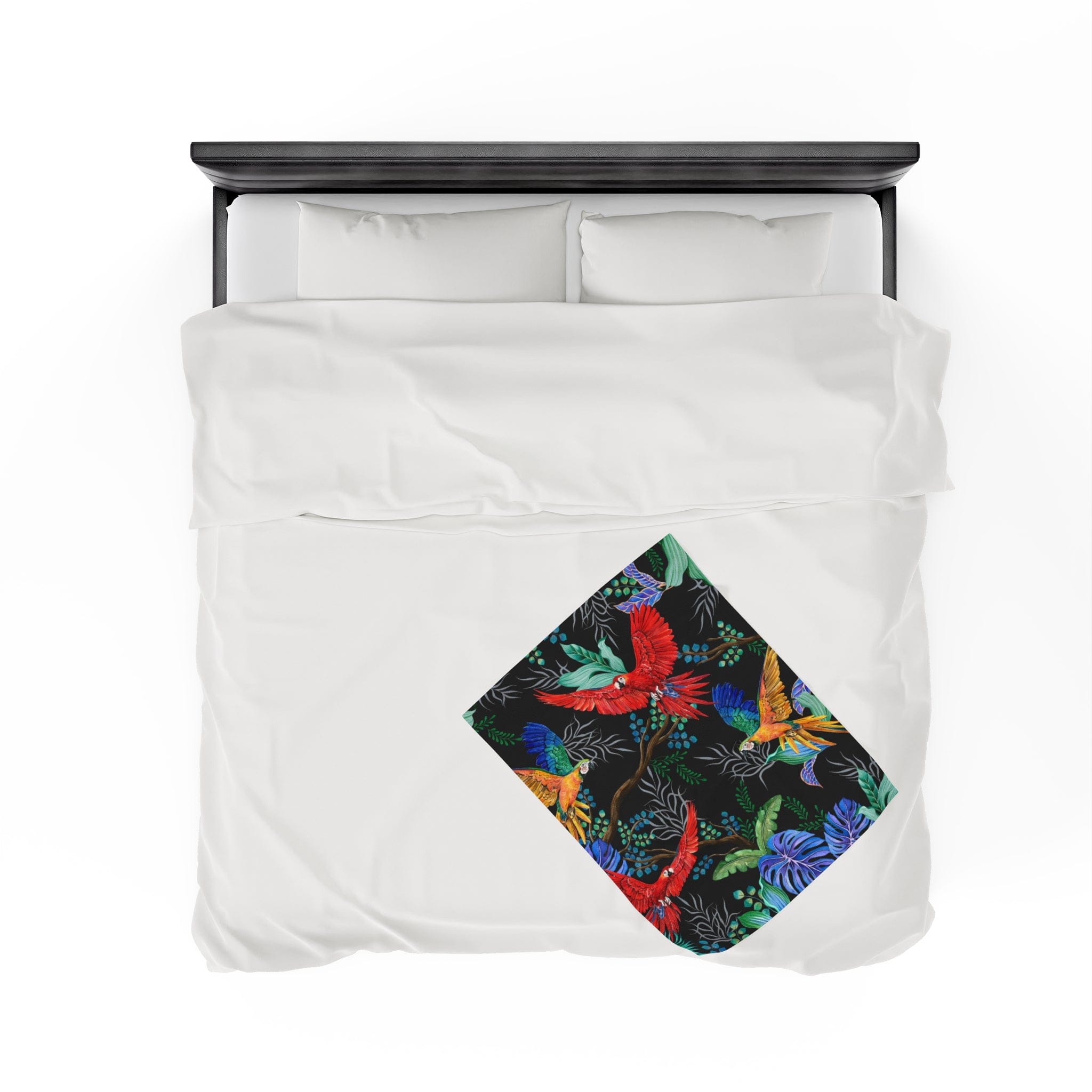 Rainforest Beauties Velveteen Plush Blanket