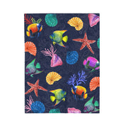 Mystical Reef Velveteen Plush Blanket