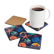 Mystical Reef Corkwood Coaster Set