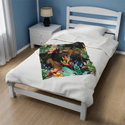 Jungle Queen Velveteen Plush Blanket