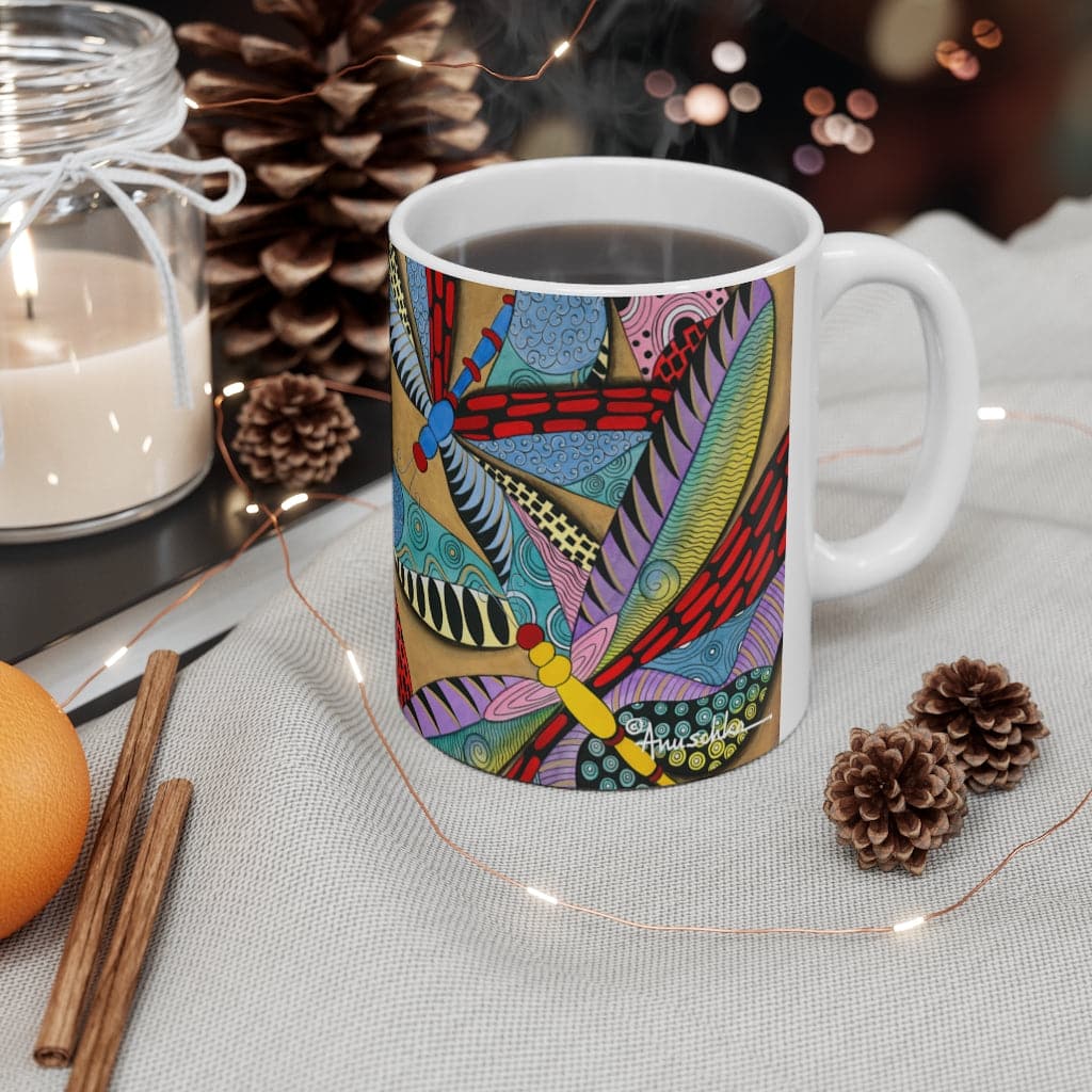 Dancing Dragonflies Coffee Mug (11 oz.)
