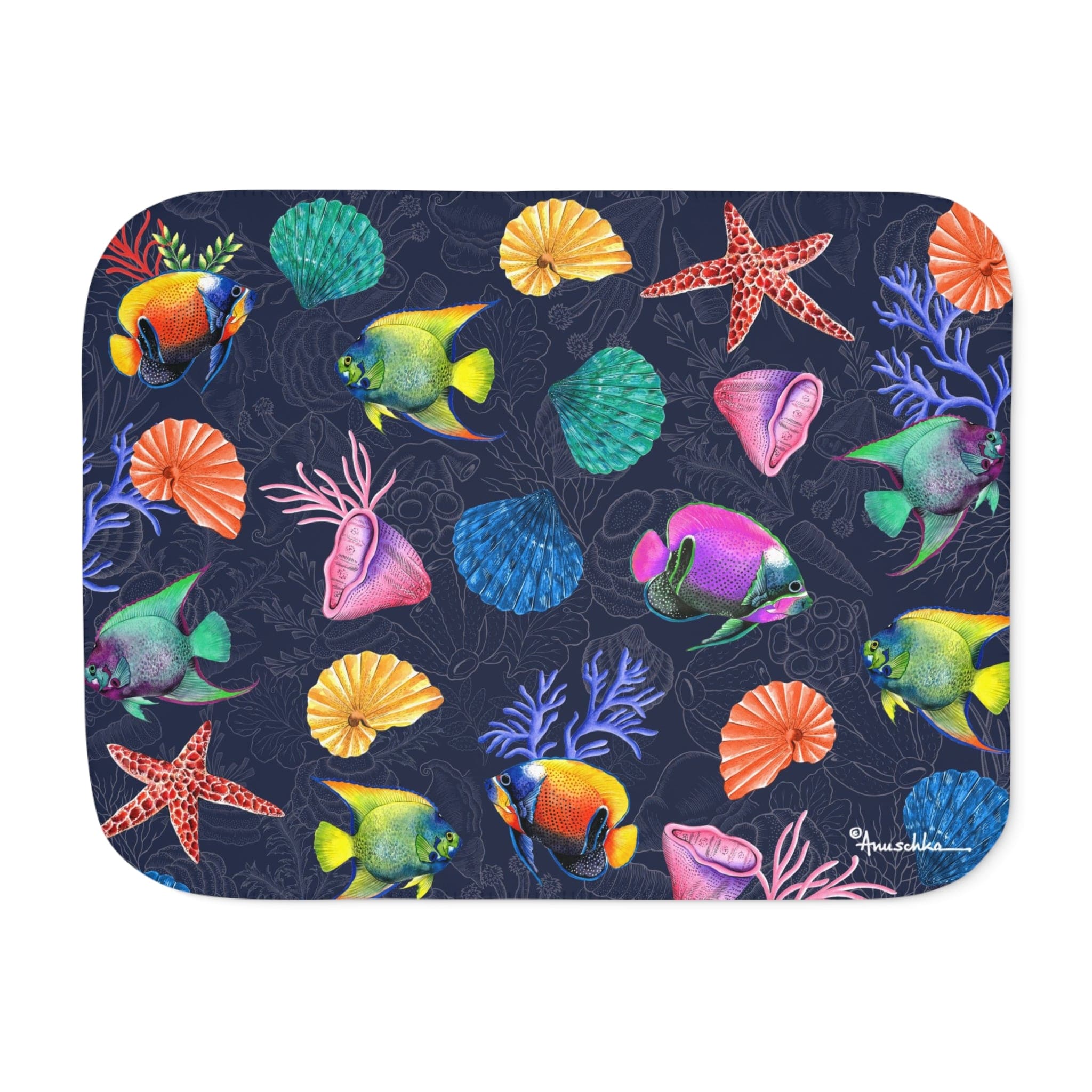 Mystical Reef Sherpa Blanket