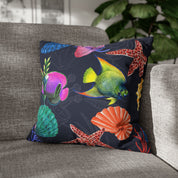 Mystical Reef Polyester Square Pillow Case