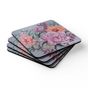 Bel Fiori Corkwood Coaster Set