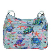 Wanderlust Quilted Fabric Hobo-16011
