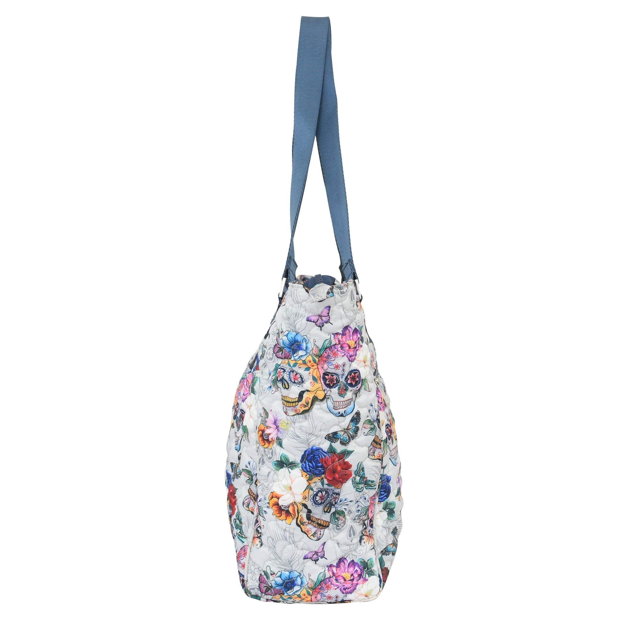 Wanderlust Quilted Fabric Tote Bag-16014