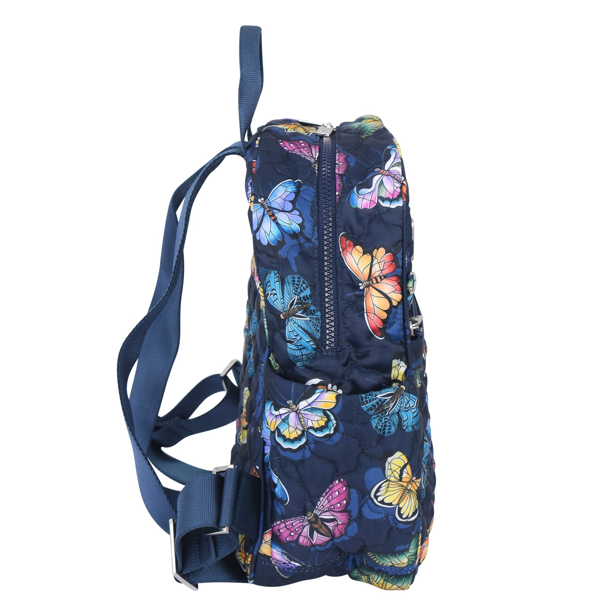 Wanderlust Quilted Fabric Backpack-16015