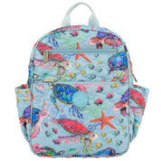 Wanderlust Quilted Fabric Backpack-16015