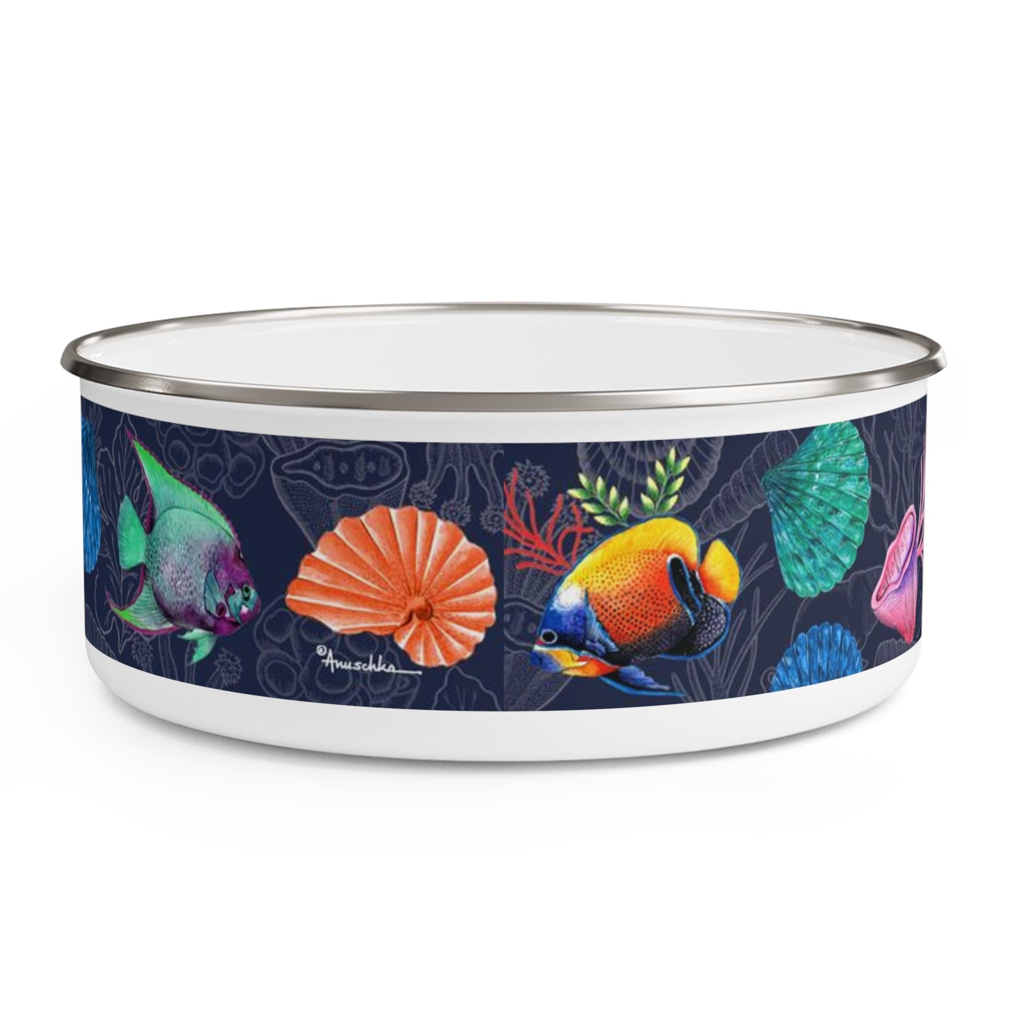 Mystical Reef Enamel Bowl