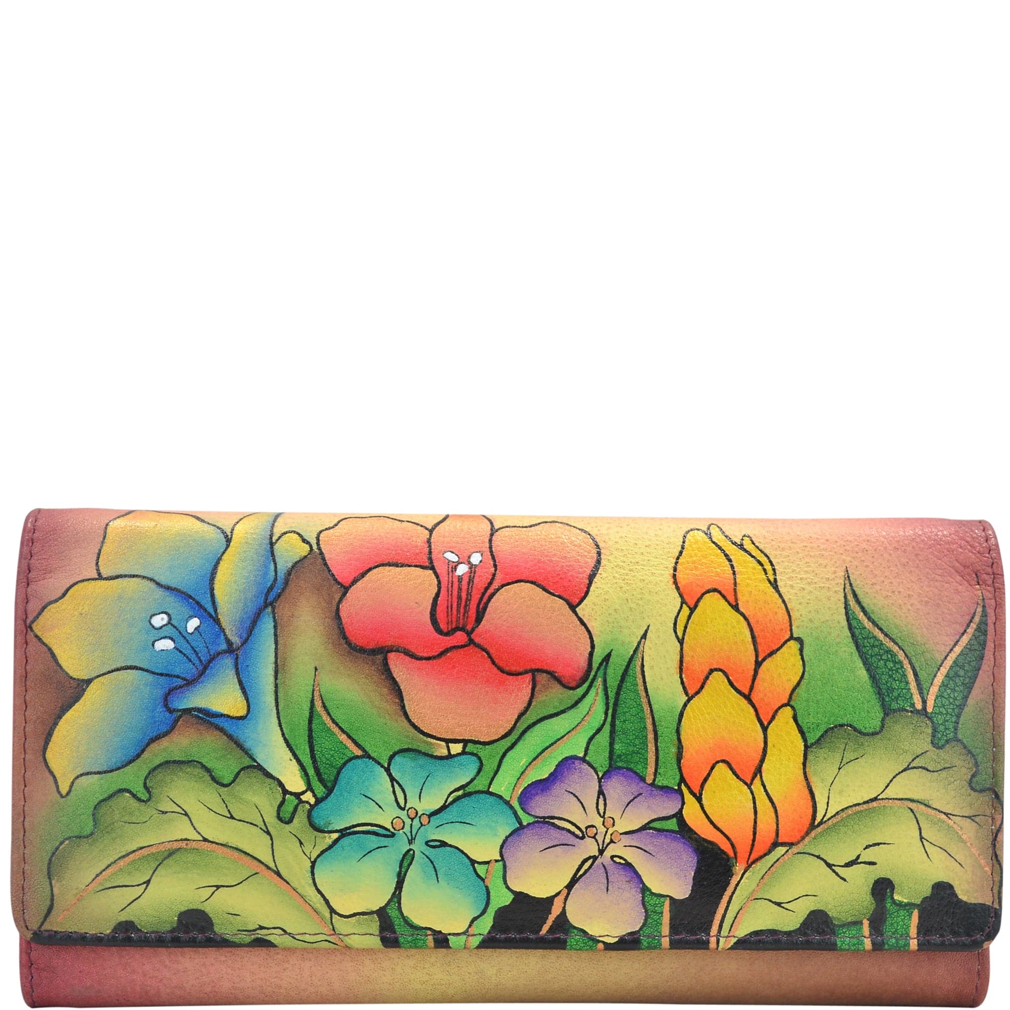 Mediterranean Garden Multi Pocket Wallet - 1710