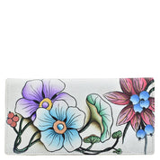 Floral Berries Ivory Clutch Wallet - 1714