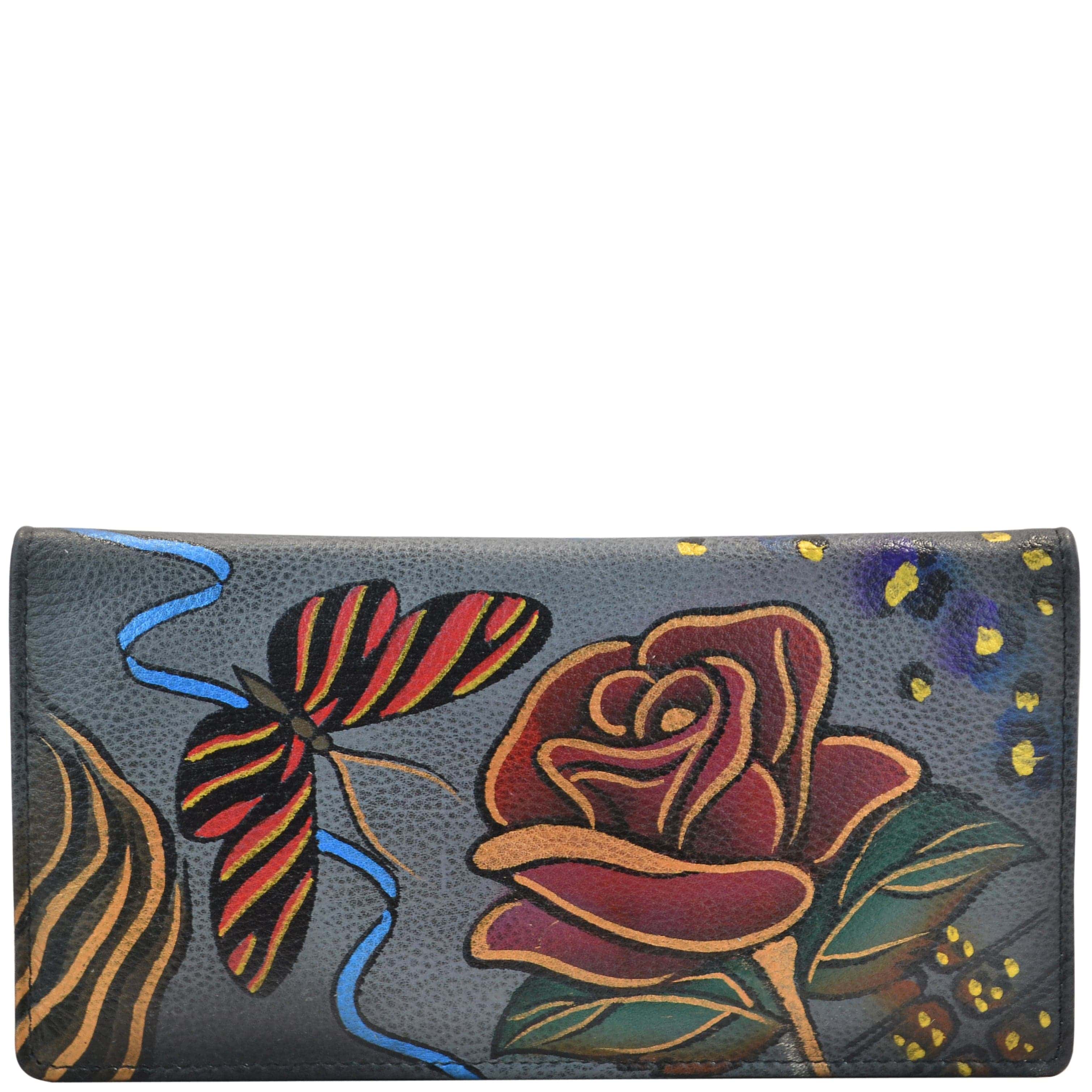 Rose Safari Grey Clutch Wallet - 1714