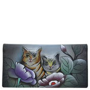 Two Cats Grey Clutch Wallet - 1714