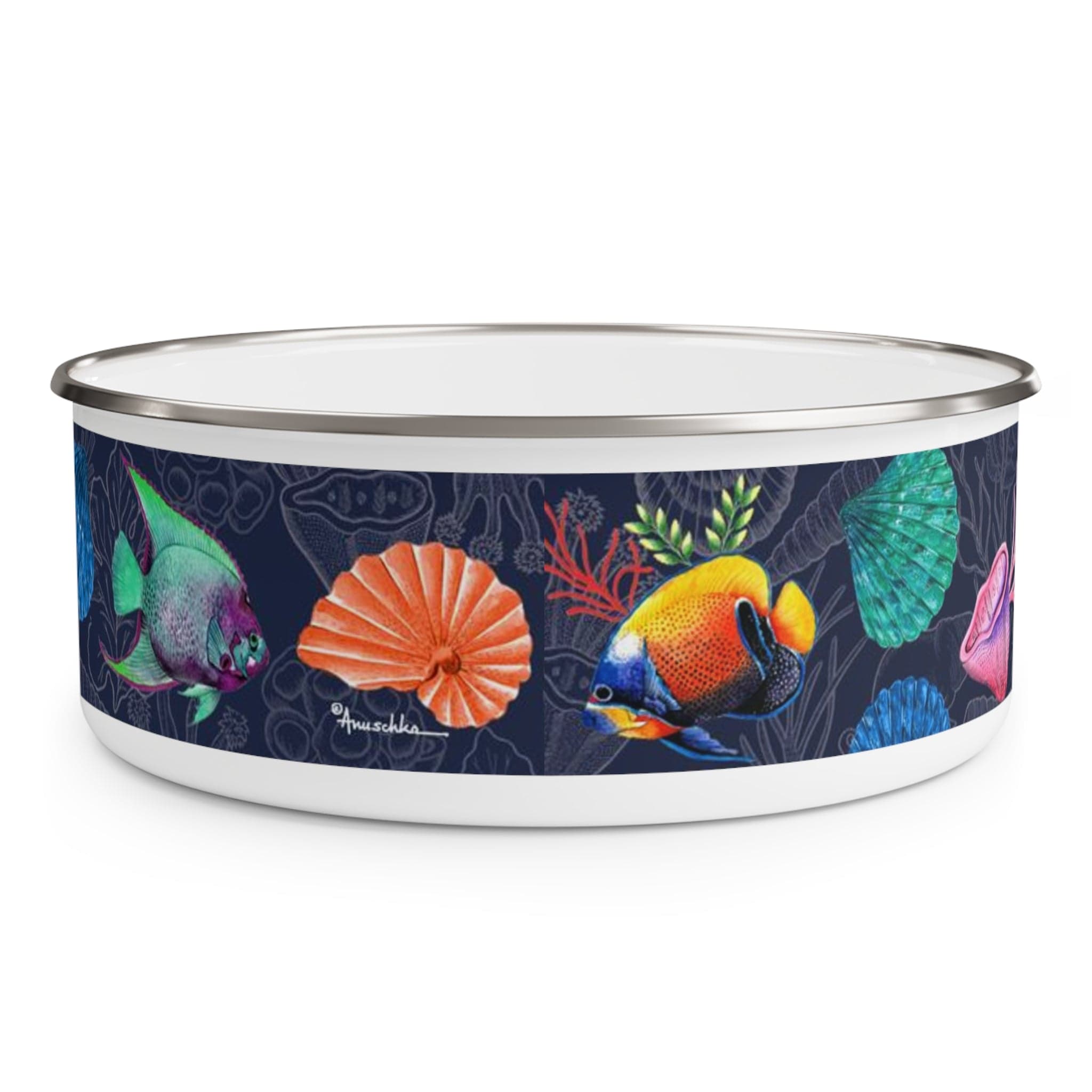 Mystical Reef Enamel Bowl