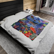 Ocean Treasures Velveteen Plush Blanket