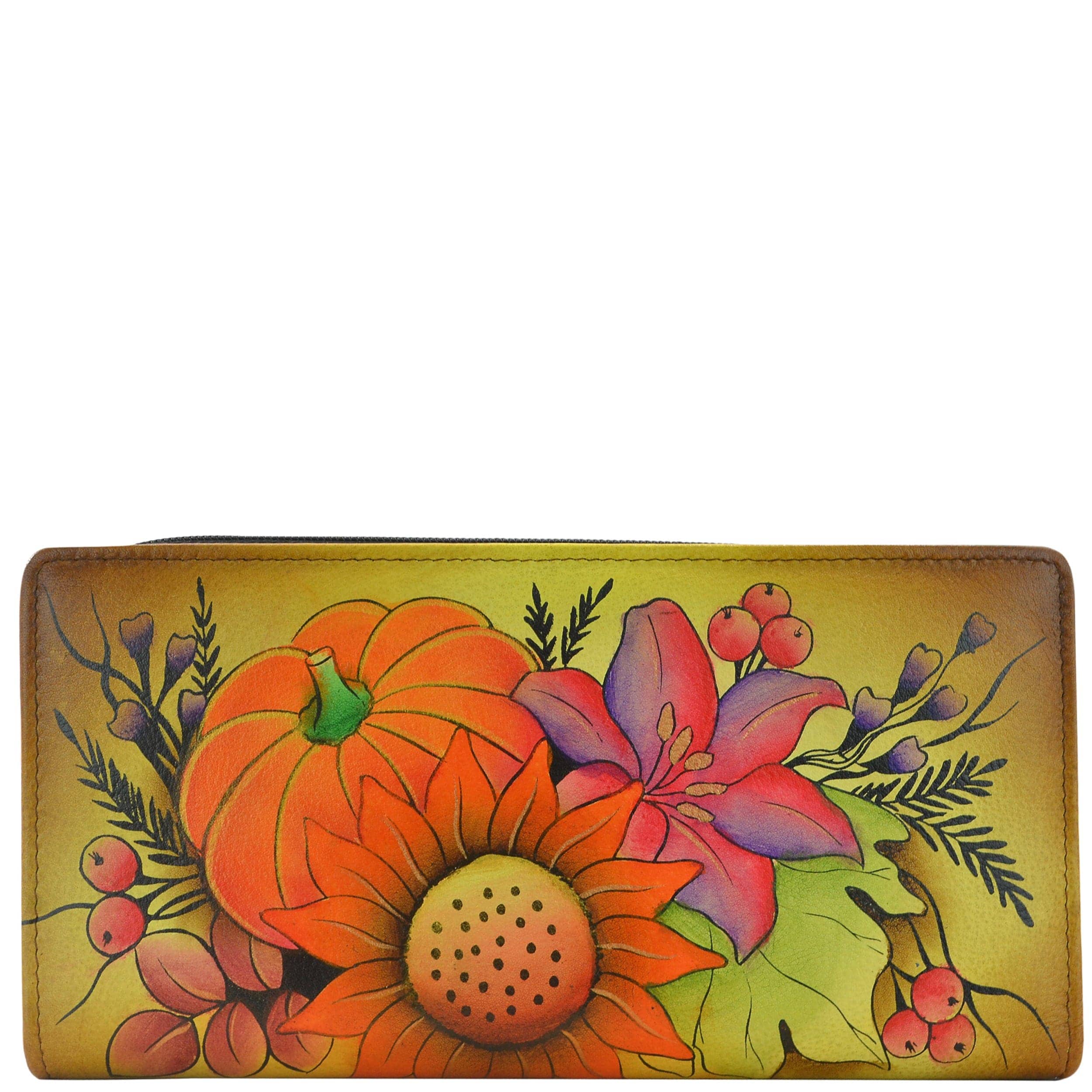 Fall Bouquet Two Fold Clutch - 1836