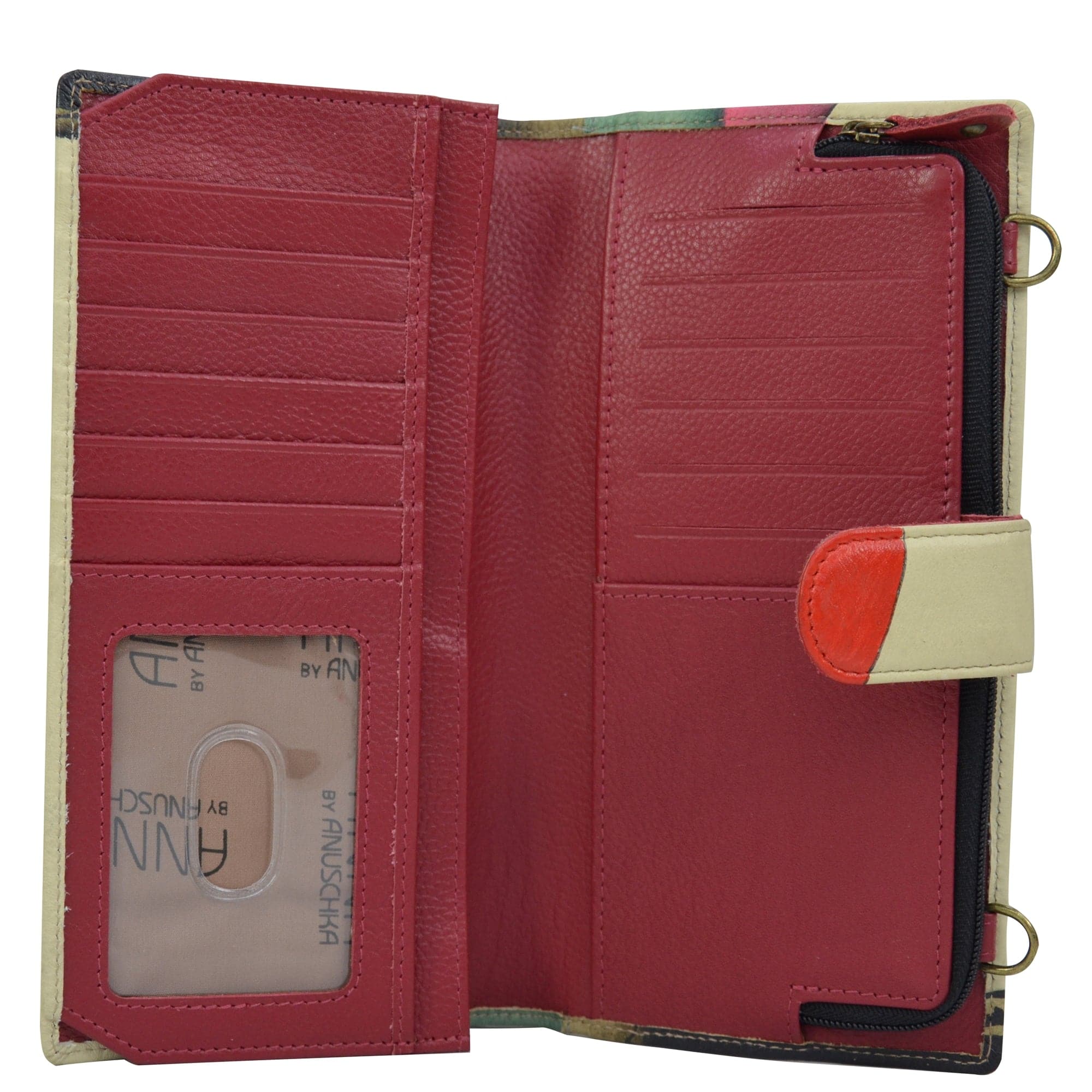 Bi-Fold Wallet With Strap - 1856