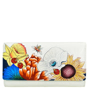 Floral Melody Three Fold Organizer Wallet - 1860