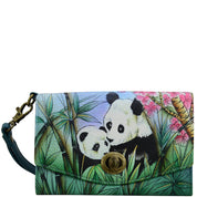 Lovable Pandas Vintage Wristlet Clutch - 1863