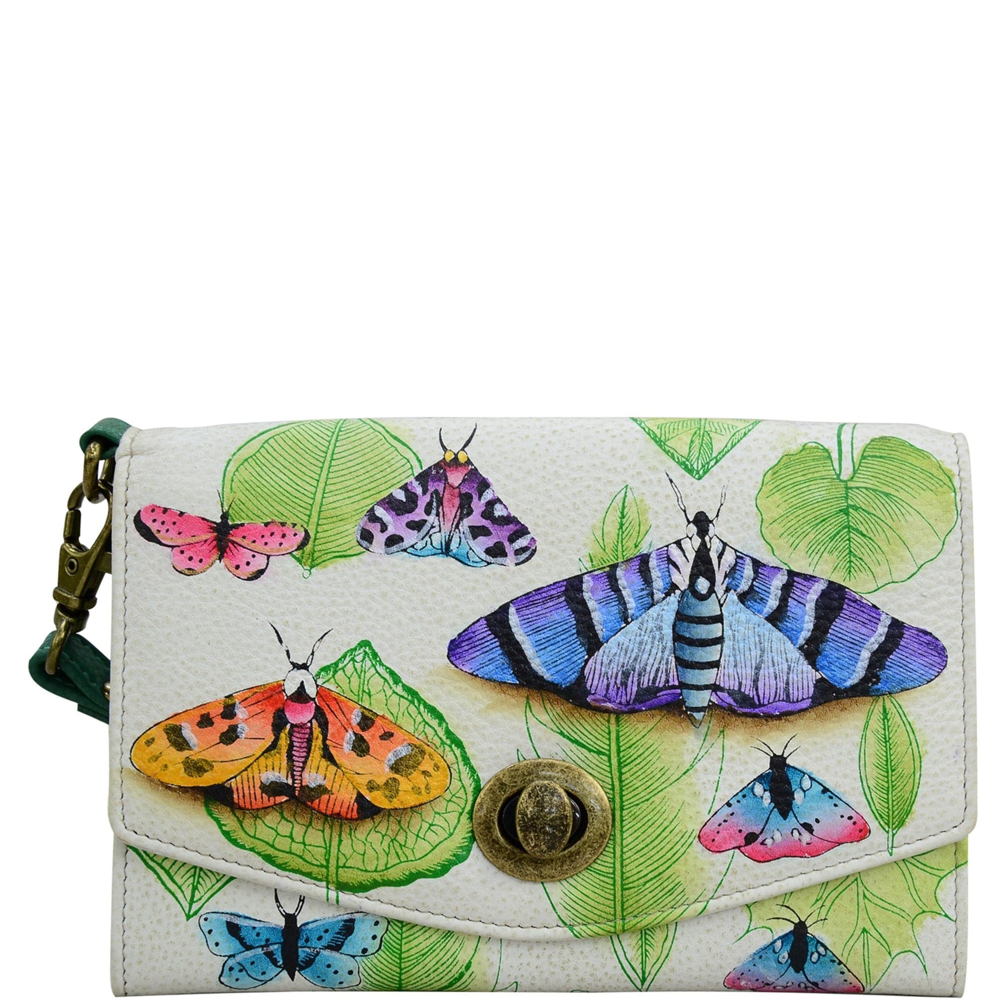 Vintage Botanical Vintage Wristlet Clutch - 1863