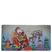 Riding With Santa Clutch Wallet - 1885