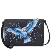 Peace and Love 4 In 1 Organizer Crossbody/Belt Bag/Clutch/Wristlet - 1903