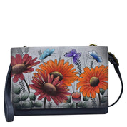 Wild Meadow Dusk 4 In 1 Organizer Crossbody/Belt Bag/Clutch/Wristlet - 1903