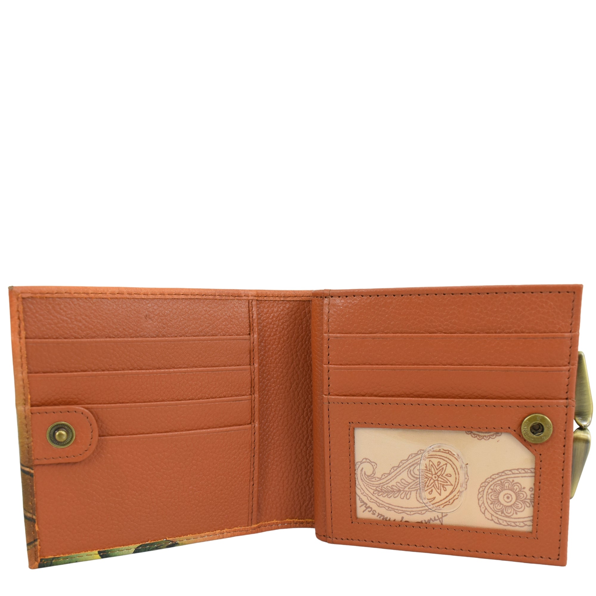 Two fold wallet w/clasp coin pocket - 1912