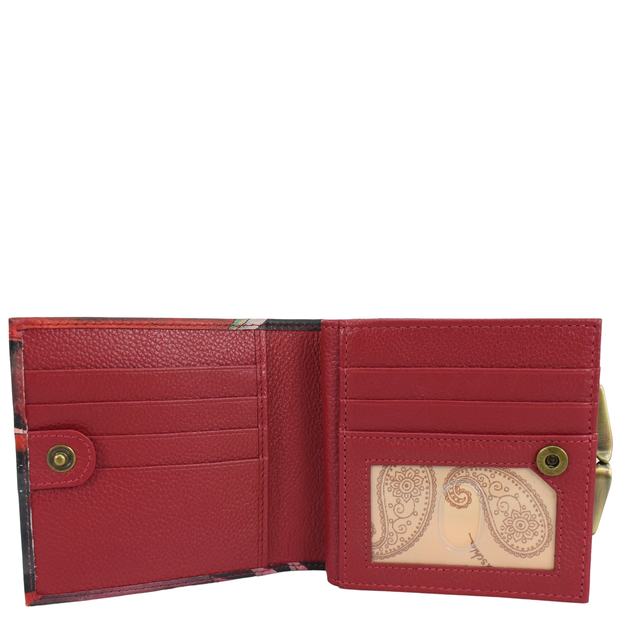 Two fold wallet w/clasp coin pocket - 1912