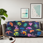 Mystical Reef Sherpa Blanket