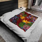 Island Escape Velveteen Plush Blanket