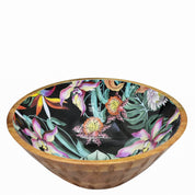 Wooden Printed Bowl (Revive Collection) - 25003-B