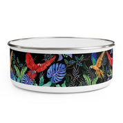 Rainforest Beauties Enamel Bowl